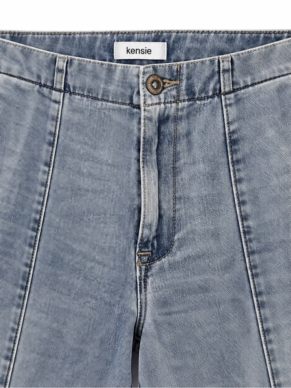 Kensie High Rise Gaucho Ankle Jeans Size 4/27 Cropped Wide Leg - Picture 4 of 11